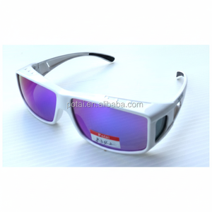 Lunettes de soleil antistatiques ODM avec verres miroir Cadre PC Modèle 8432 Unisexe Efficace pour réduire l'attraction de la poussière - Product Image 1