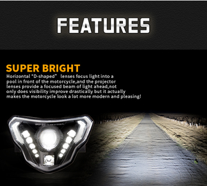 Faro LED para motocicleta <span class=keywords><strong>BMW</strong></span> <span class=keywords><strong>G310R</strong></span> 2016- 2021 G310GS 2018-2021 accesorios de iluminación - Product Image 4