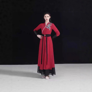 Ensemble de <span class=keywords><strong>justaucorps</strong></span> de <span class=keywords><strong>danse</strong></span> pour <span class=keywords><strong>femme</strong></span> adulte Ecowalson, costume de <span class=keywords><strong>danse</strong></span> pour <span class=keywords><strong>danse</strong></span> du ventre, tambourinage et performance <span class=keywords><strong>classique</strong></span>, polyester, manches longues - Product Image 4