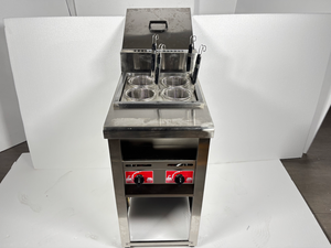 Máquina Comercial para Hacer Sopa de Fideos de Res de <span class=keywords><strong>Lanzhou</strong></span>, de Acero Inoxidable, con 4 Cabezas, 4000W, Cocina de Pasta con Gabinete para <span class=keywords><strong>Restaurante</strong></span> - Product Image 3