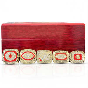 Ensemble de bagues de champion de rugby des Washington <span class=keywords><strong>Redskins</strong></span> 1972 1982 1983 1987 1991, en alliage, fabrication en gros, haute qualité, bijoux pour hommes, cadeaux - Product Image 1