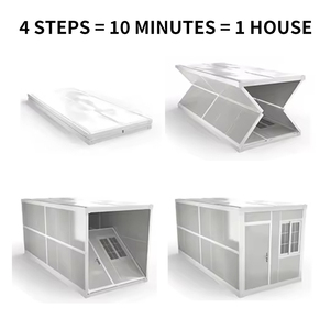 Casas Contenedor de Acero de Fácil Montaje a Precio de Fábrica, Microcasas Económicas, Diseño Contemporáneo Plegable y Empacable, Más de 5 Años de Durabilidad - Product Image 6