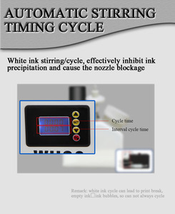 A3 Dtf Máy In T-Shirt Máy In Truyền Nhiệt Máy 1390 L1800 Dtf Máy In Với Mực Trắng Tự Động Hệ Thống Lưu thông - Product Image 2