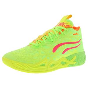 Chaussures de basketball pour hommes Mb.04 Gem, légères, respirantes, jaune alerte, vert éclatant, taille 10 - Product Image 1