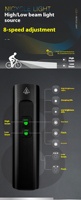 Phares LED en alliage Haoyi Z-818, étanches IPx4, rechargeables, batterie intégrée, 4 modes, éclairage de nuit extérieur, vente chaude