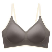 Soutien-gorge pour femme Style doux sans couture Soutien-gorge confortable et doux pour la peau sans armatures BH