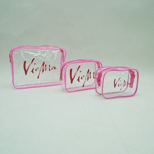 Bolsa de cosméticos transparente de tamaño personalizado, Asa de viaje, impermeable, antiarañazos, bolsa de maquillaje, almacenamiento de edredón, Juego de bolsas organizadoras de viaje - Product Image 4