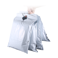 Sac de courrier portable en plastique Poly, personnalisé, avec poignée, pour la livraison, nouveauté,