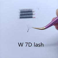 Extensions de cils en W 3D 4D 5D effet volume, croisés, vaporeux et moelleux, courbures C CC D DD L M, marque privée