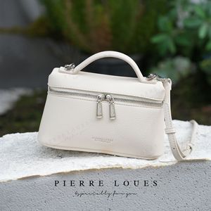 Bolso Cruzado para Mujer Pierre Loues, Gran Capacidad, Cierre de Cremallera, Uso Diario, Estilo Cuero Blanco - Product Image 3