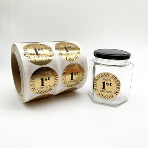 Giá Tốt Dính Giấy Bóng Dán Không Thể Tháo Rời Thực Phẩm Vòng Nhãn CuộN - Product Image 3