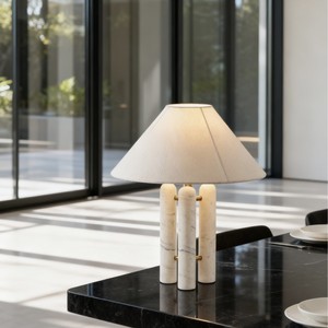 Lámpara de Mesa Moderna de Mármol, E27 LED, Luz Cálida, Control de Interruptor, para Estudio, Sala de Estar, Lámpara de Noche - Product Image 4