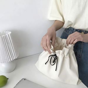 New Design Custom Logo Letter Portable Versatile Canvas Cotton Eco Recyclable Handheld Zipper Shoulder Closure Long Handle Tote - Product Image 3