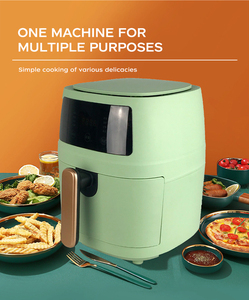 Friteuse à air électrique multifonctionnelle saine de 8 L pour appareils ménagers, grande capacité avec écran tactile - Product Image 3