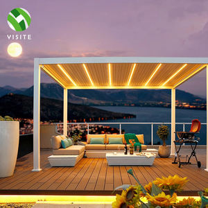 Gazebo en aluminium YST, couleur, taille et matériau personnalisés, pour usage domestique, loisirs en plein air, grande muraille, LED, anti-rongeurs, imperméable - Product Image 2