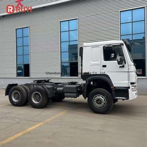 Venta al por Mayor <span class=keywords><strong>de</strong></span> Fábrica, Camión Tractor Sinotruk 6x4 <span class=keywords><strong>de</strong></span> <span class=keywords><strong>Segunda</strong></span> Mano, 380hp, 10 Ruedas, Camión Tractor Howo para África - Product Image 4