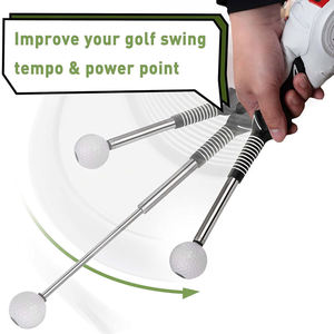 Bâton de golf télescopique flexible pour l'échauffement, correcteur de geste professionnel pour l'entraînement au rythme - Product Image 3