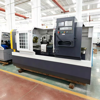 Mesin Bubut CNC Horizontal Flat-bed CAK6140 6150 yang Laris Manis, Mesin Bubut CNC Logam Industri Kecepatan Tinggi, Mesin Bubut CNC Presisi Tugas Berat