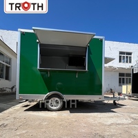 Remorques alimentaires rapides Truth Mobile avec véranda entièrement équipées à vendre – Camions de restauration personnalisés pour glaces et café