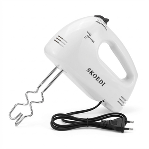Mixeur alimentaire électrique portable avec accessoires <span class=keywords><strong>de</strong></span> mélange <span class=keywords><strong>de</strong></span> qualité alimentaire, corps en plastique ABS, têtes <span class=keywords><strong>de</strong></span> mélange en acier inoxydable pour usage domestique - Product Image 3