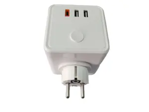 C USB 포트가있는 전원 콘센트 및 3 AC EU 콘센트 전원 포인트가 확장 소켓을 위해 공장에서 사용자 정의 지원