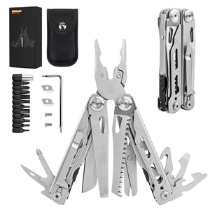Pince à ciseaux à ressort multi-outils nouvelle pince multifonctionnelle pliable 16 en 1 pour voitures de voyageurs - Product Image 1
