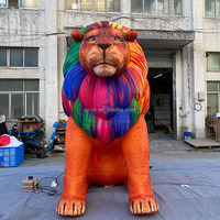 Animal inflable gigante de la selva inflable del León para el acontecimiento temático