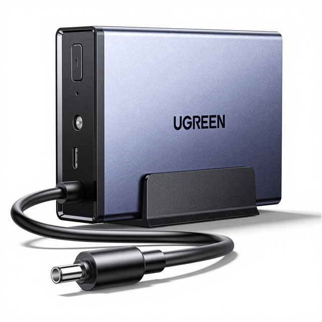 UGREEN NAS UPS 120W DC Battery Backup Surge Protector 12000mAh Uninterruptible Battery Power Supply Compatible for DXP4800 Plus