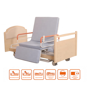 Cama Eléctrica Ajustable en Altura para Cuidado en el Hogar con Rango <span class=keywords><strong>de</strong></span> Elevación <span class=keywords><strong>de</strong></span> 270 mm y Diseño <span class=keywords><strong>de</strong></span> Entrada Baja (390 mm) para Prevenir Caídas - Product Image 2