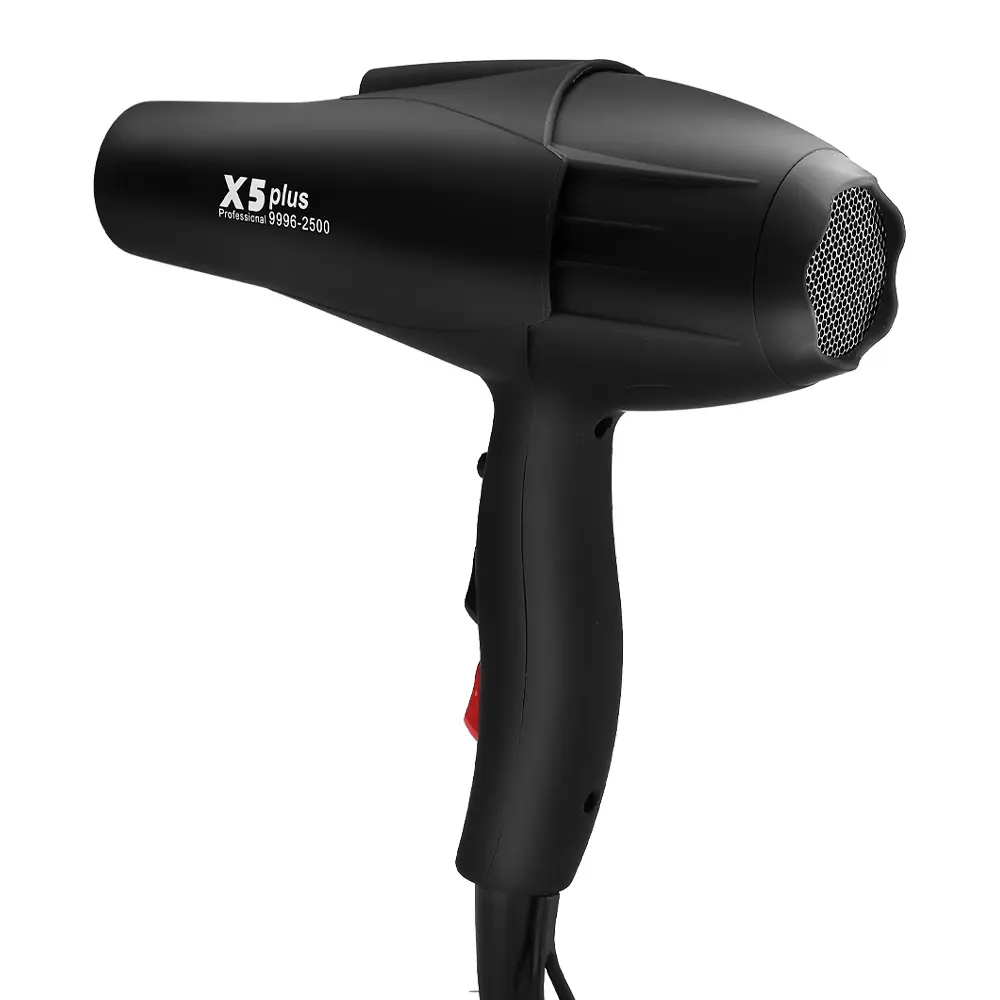 Professional Ionic Salon Privet Label Commercial Hair Blow Dryer Modern Quality Powerful Cool Black Electric Plastic AC 2000W