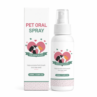 Spray buccal pour animaux de compagnie OEM pour chiens et chats, haleine fraîche, aide à la vitalité, nettoyage des dents, entretien, soin dentaire, 100 ml