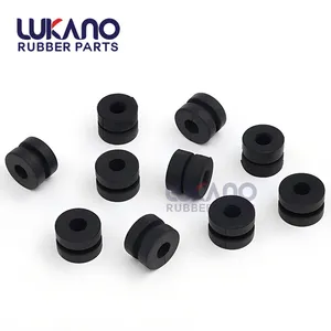 Small hole rubber grommet custom EPDM Butyl silicone NBR Nitrile Neoprene anti moisture electrical rubber grommet