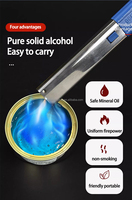 YOUQI Carburant à alcool solide pour le camping en plein air, le barbecue, l'alcool solide, petit récipient