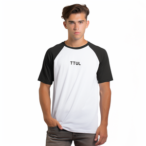 100% <span class=keywords><strong>T</strong></span>-<span class=keywords><strong>shirt</strong></span> <span class=keywords><strong>de</strong></span> <span class=keywords><strong>baseball</strong></span> raglan décontracté à manches courtes en coton à impression personnalisée - Product Image 4