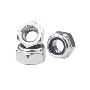 din985/din982 galvanized lock nut Metric UNC UNF BSW lock nut factory stock support customized gr8.8/10.9/12.9 lock nut