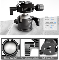 Trépied professionnel en fibre de carbone pour appareil photo reflex numérique/SLR, kit de support léger, fixation rapide, trépied portable pour caméra vidéo numérique, rotule CNC