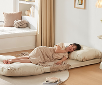 Riesiger Bequemer Weicher Wolken-Sofa-Sessel für das Wohnzimmer, Verstellbarer Einzel-Sessel für das Schlafzimmer, Luxuriöser Leder-Kompressions-Sofa