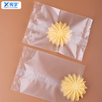 Sachet plat givré en plastique transparent thermoscellable de qualité alimentaire, résistant à l'humidité, pour le stockage et l'emballage de produits de boulangerie, bonbons, noix, biscuits, céréales