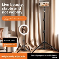 Set ponsel tiga kamera 2.1 Meter tahan lama untuk pencahayaan fotografi dibuat dengan bahan logam Premium