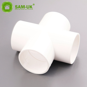 โรงงานผลิต SAM-UK ขนาด 20-32 มม. ผลิตข้อต่อท่อพีวีซีแบบไขว้ <span class=keywords><strong>4</strong></span> <span class=keywords><strong>ทาง</strong></span> ขนาด <span class=keywords><strong>4</strong></span> มม. สำหรับงานประปา - Product Image 1