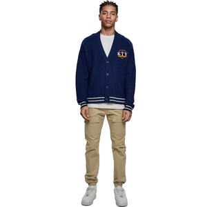 Maglioni da uomo con LOGO personalizzato stile ricamato in maglia <span class=keywords><strong>Cardigan</strong></span> cotone misto lavorato a maglia con bottone <span class=keywords><strong>Cardigan</strong></span> maglione per uomo - Product Image 3
