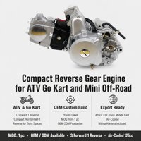 Liste de prix de gros pour les acheteurs de karts : Moteur de moto 125cc avec 3 vitesses avant et arrière, vente en gros