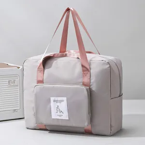 Borsa da viaggio da uomo per palestra di moda da donna in tessuto Oxford di grande capacità con borsoni da viaggio a secco e bagnati