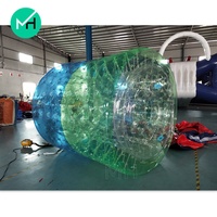 Boule aquatique gonflable en PVC de haute qualité, Zorb Ball, 2,5x2,3x1,7m, capacité <100kg, <5 passagers, usage commercial