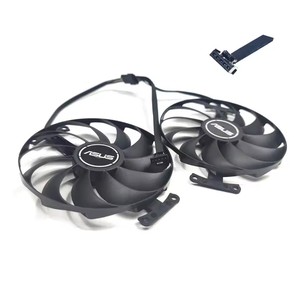 NOUVEAU Ventilateur GPU 95MM 5PIN CF1010U12S Dual RX <span class=keywords><strong>6600</strong></span> 6600XT pour <span class=keywords><strong>ASUS</strong></span> Radeon Dual RX <span class=keywords><strong>6600</strong></span> 6600XT 6700XT Ventilateur de refroidissement pour carte graphique - Product Image 2