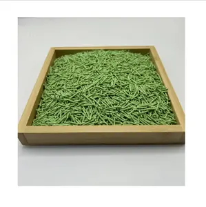 6L Chinese Factory Natural Sand Product 6L 1.5mm 2.0mm 2.5mm Tofu Cat Litter