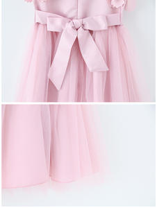 Tienda en Línea de Venta al por Mayor de Vestidos de Algodón para Niñas con Apliques de Tul, Vestido Largo de Princesa con Flores de un Proveedor Chino - Product Image 6