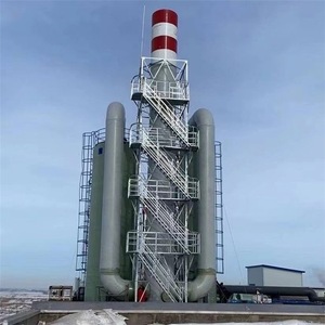 Tour de pulvérisation de traitement des gaz résiduaires 800-3000mm résistant à la corrosion 95% taux de dépoussiérage et de brouillard acide - Product Image 5