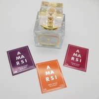 Autocollants décoratifs 3D en métal, transfert, étiquettes de parfum personnalisées, autocollants imperméables, adhésif puissant, soins de la peau, rouge à lèvres