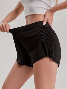 Pantaloncini Sportivi Casual da Donna ad Asciugatura Rapida, Tinta Unita, Vestibilità Comoda per Corsa e <span class=keywords><strong>Tennis</strong></span> - Product Image 5